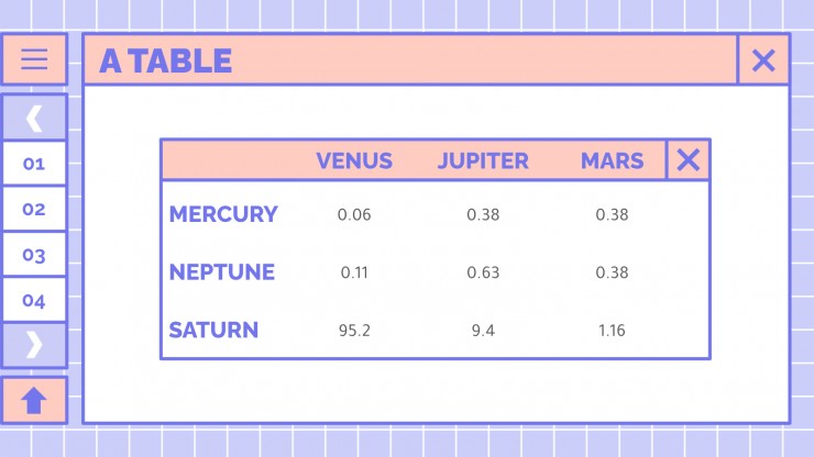 Cute Lovely Interface presentation template