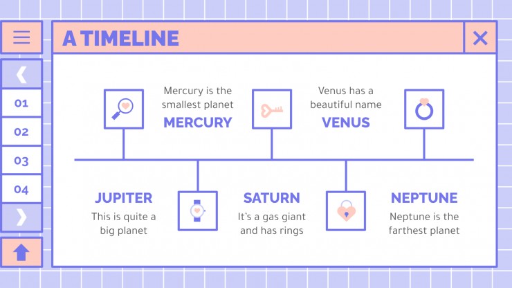 Cute Lovely Interface presentation template