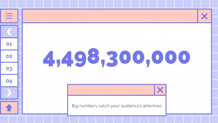 Cute Lovely Interface presentation template