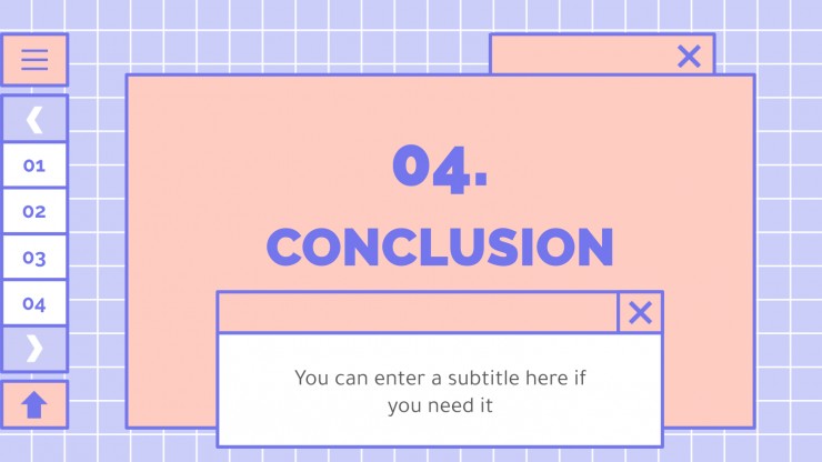 Cute Lovely Interface presentation template