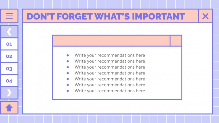 Cute Lovely Interface presentation template