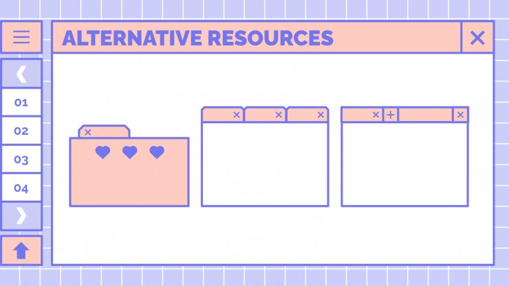 Cute Lovely Interface presentation template