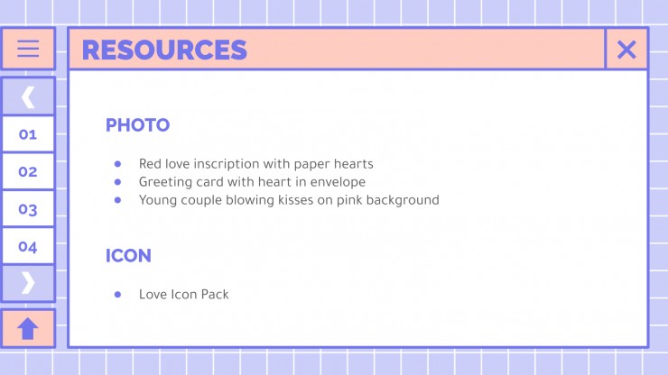 Cute Lovely Interface presentation template