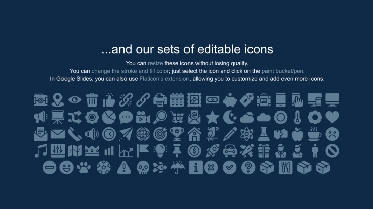 Cute Lovely Interface presentation template