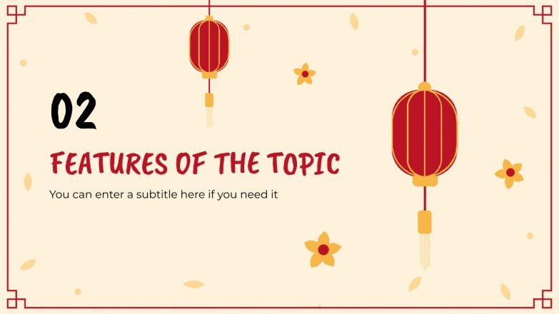 Chinese New Year Art Google Slides &amp; PowerPoint template