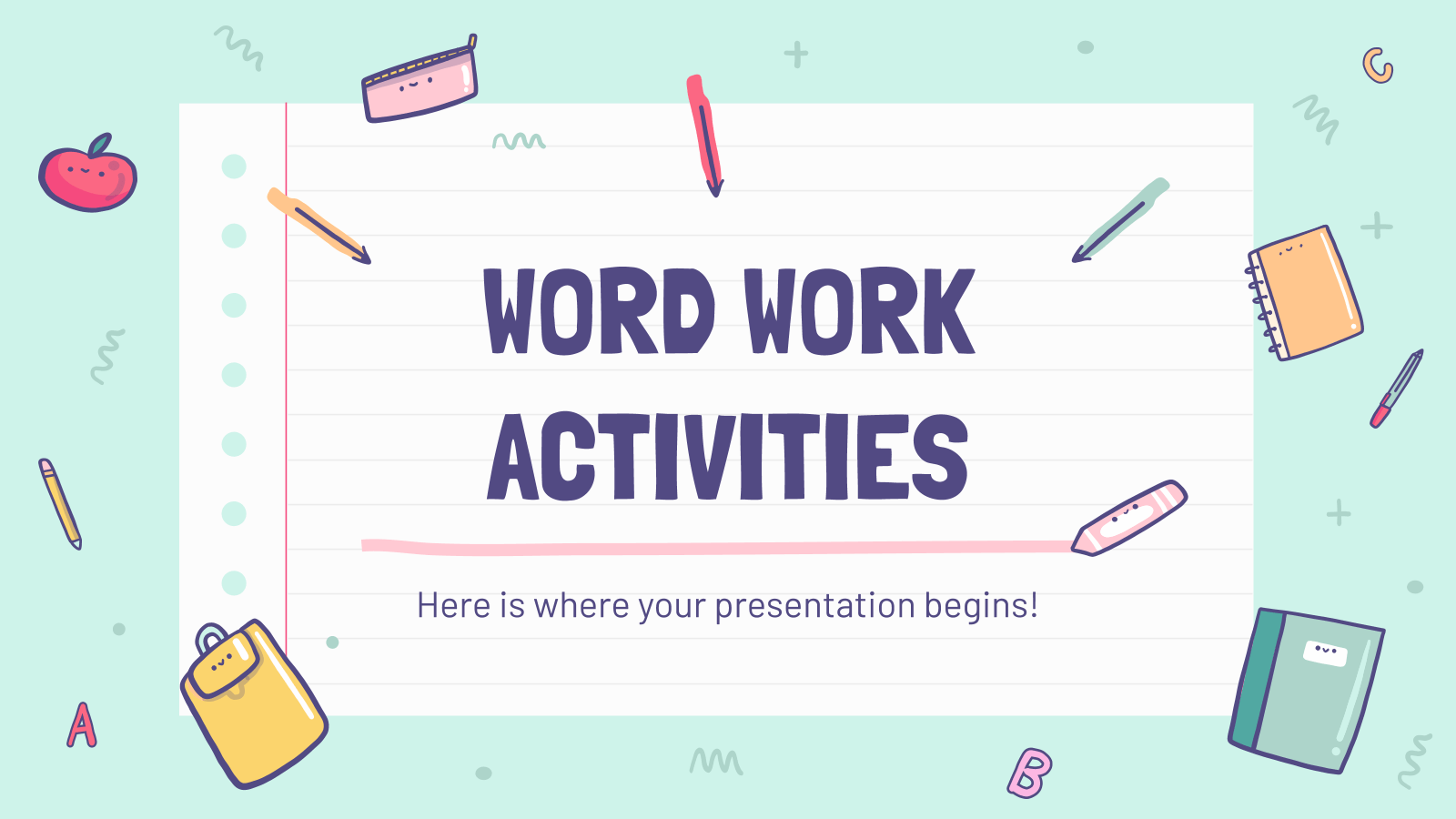Actividades de vocabulario