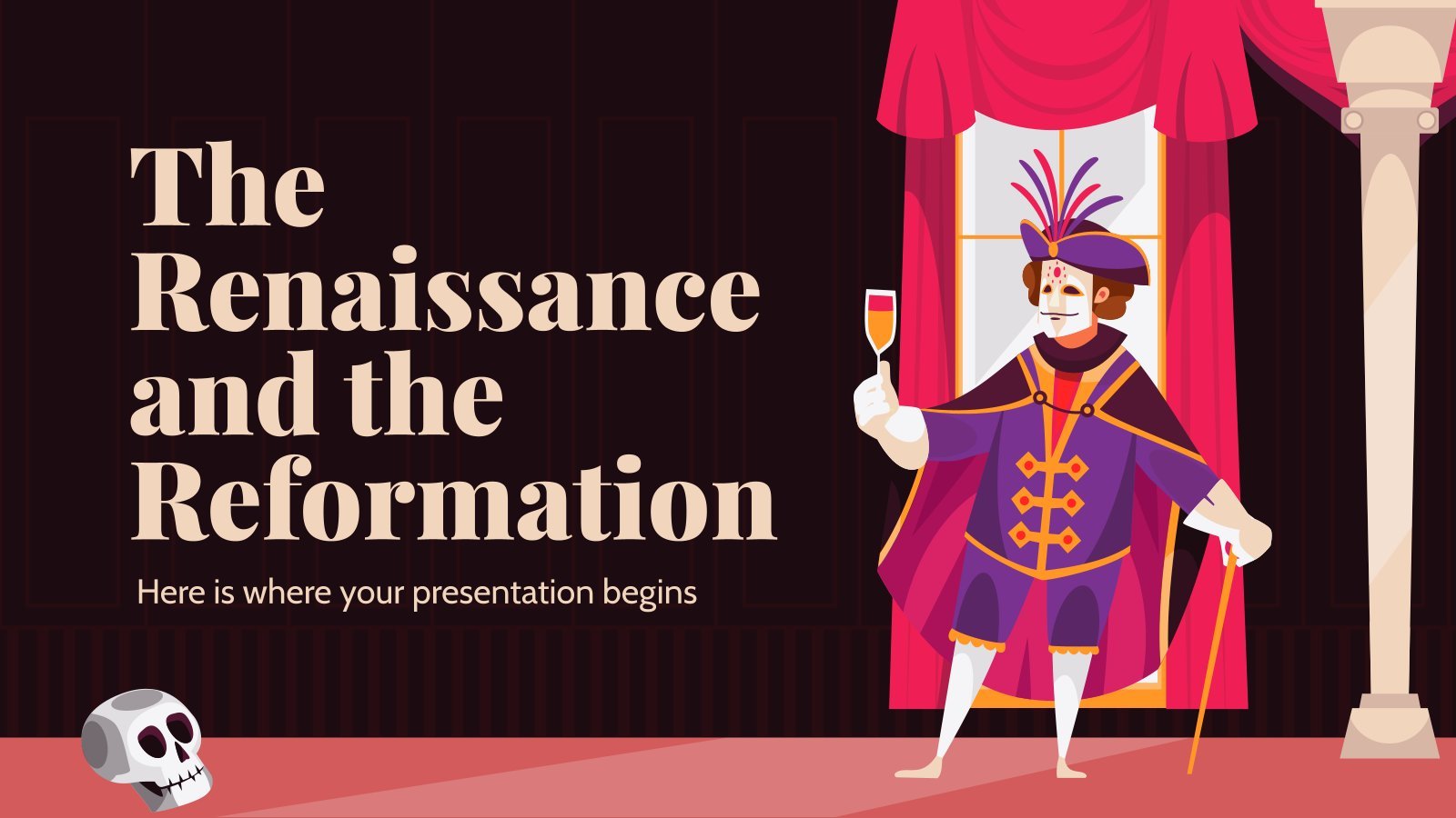 The Renaissance and the Reformation presentation template 