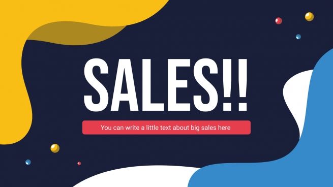 Creative Black Friday Sales presentation template