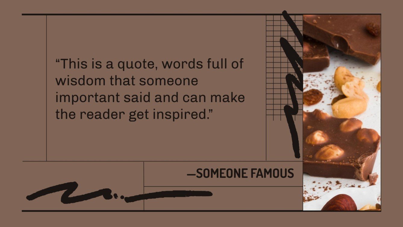 Delicious Chocolate Company Profile Google Slides & PPT