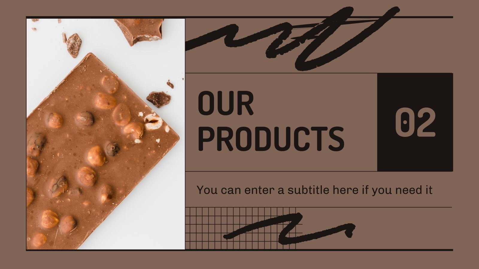 Delicious Chocolate Company Profile Google Slides & PPT