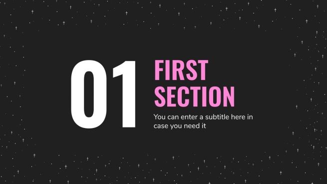 Dark Planets presentation template
