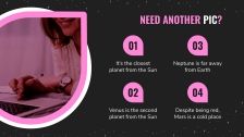 Dark Planets presentation template