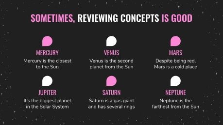 Dark Planets presentation template