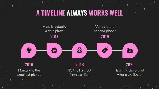 Dark Planets presentation template