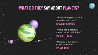 Dark Planets presentation template