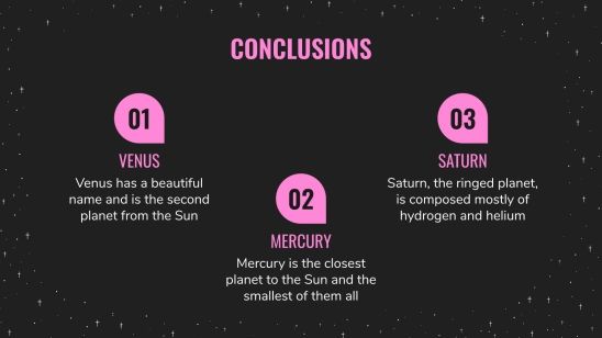 Dark Planets presentation template