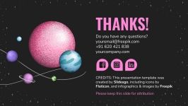 Dark Planets presentation template