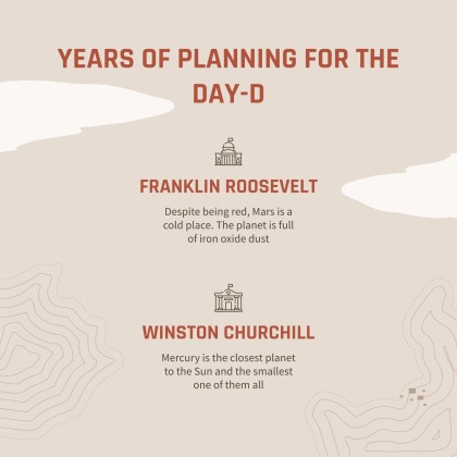 제2차 세계 대전 침공의 날 프레젠테이션 템플릿