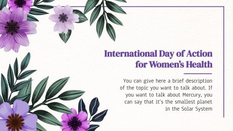 International Day of Action for Women's Health | Google Slides