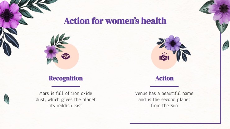 Plantilla de presentación Día internacional de acción por la salud de la mujer 2022