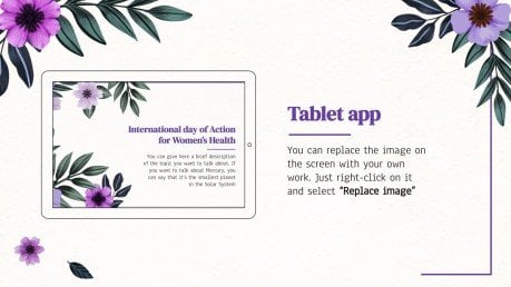 International Day of Action for Women's Health 2022 presentation template 