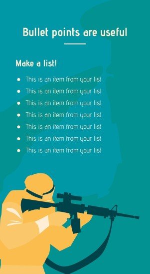 Plantilla de presentación Fuerzas Armadas