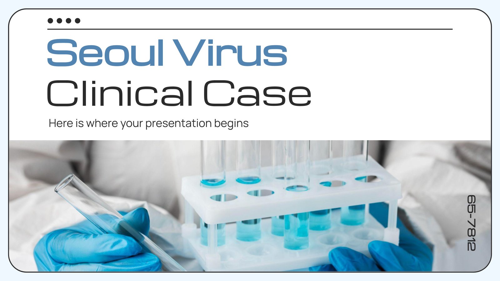 Seoul Virus Clinical Case presentation template 