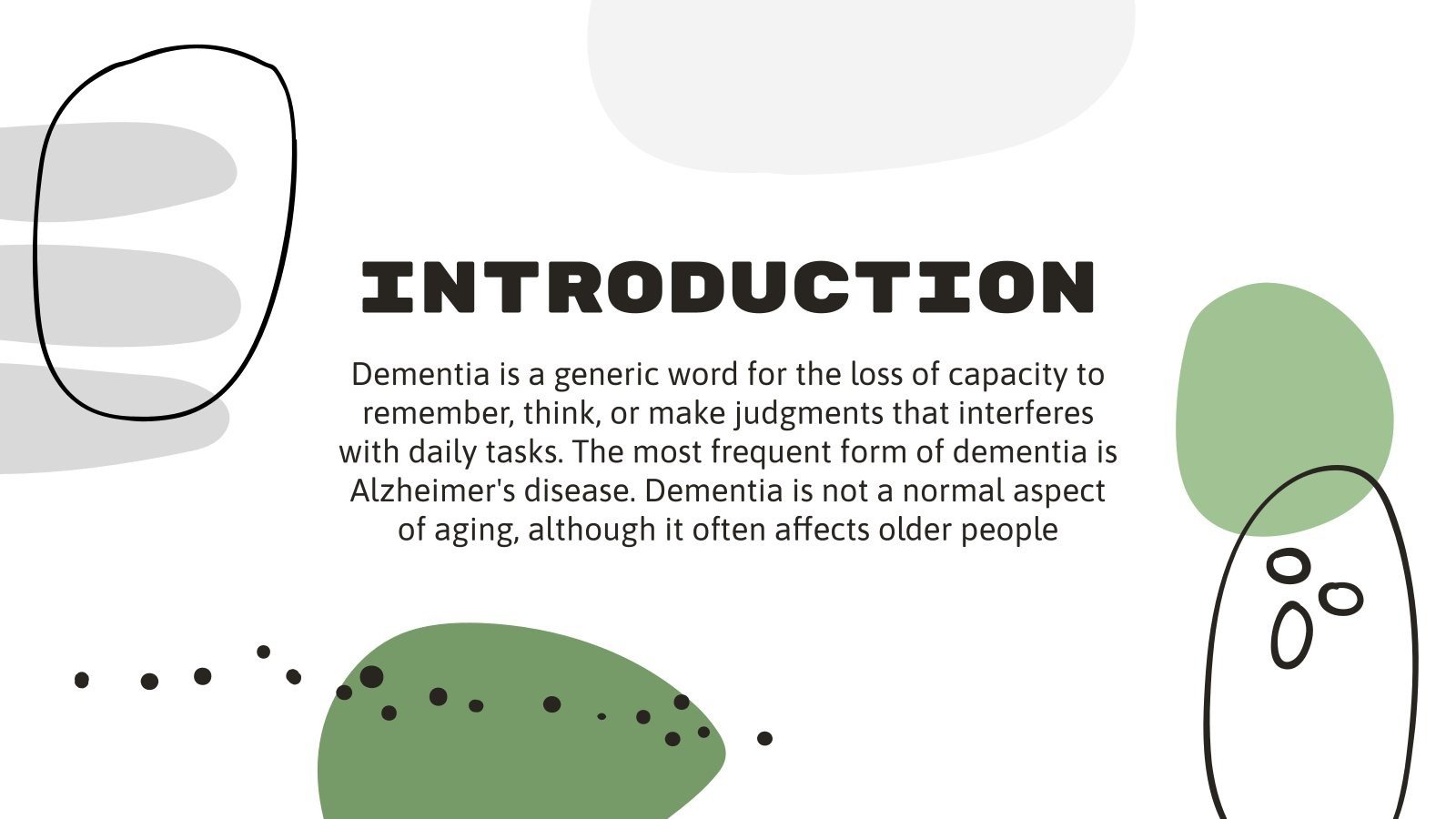 Dementia Clinical Case Google Slides & PowerPoint