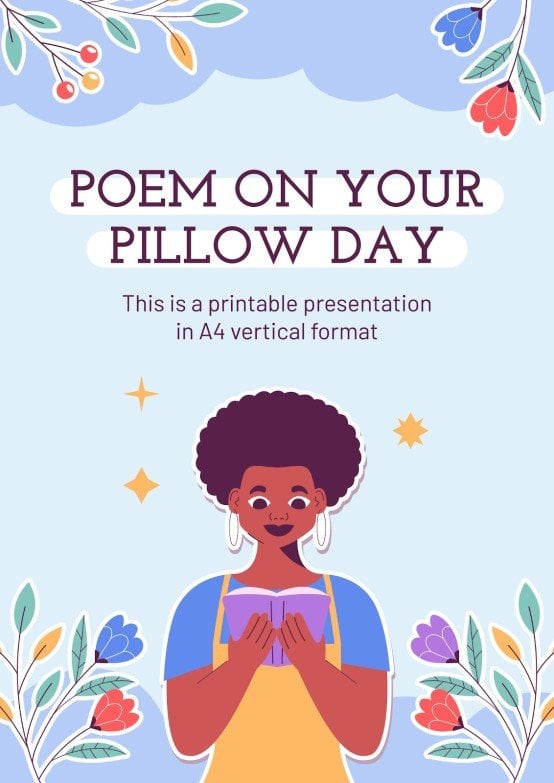 Poem on Your Pillow Day Google Slides & PowerPoint template