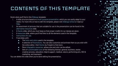 Tech Pattern presentation template 