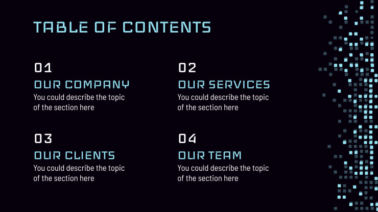 Tech Pattern presentation template 