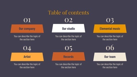 Classical Music presentation template 