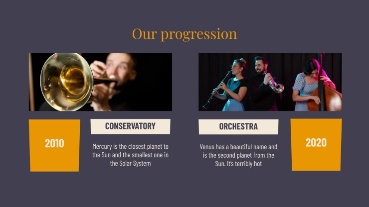 Classical Music presentation template 