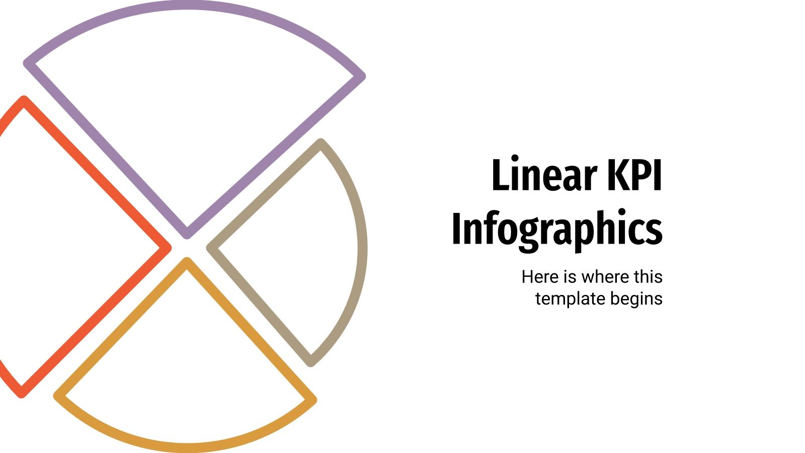 Free Linear KPI Infographics for Google Slides and PowerPoint