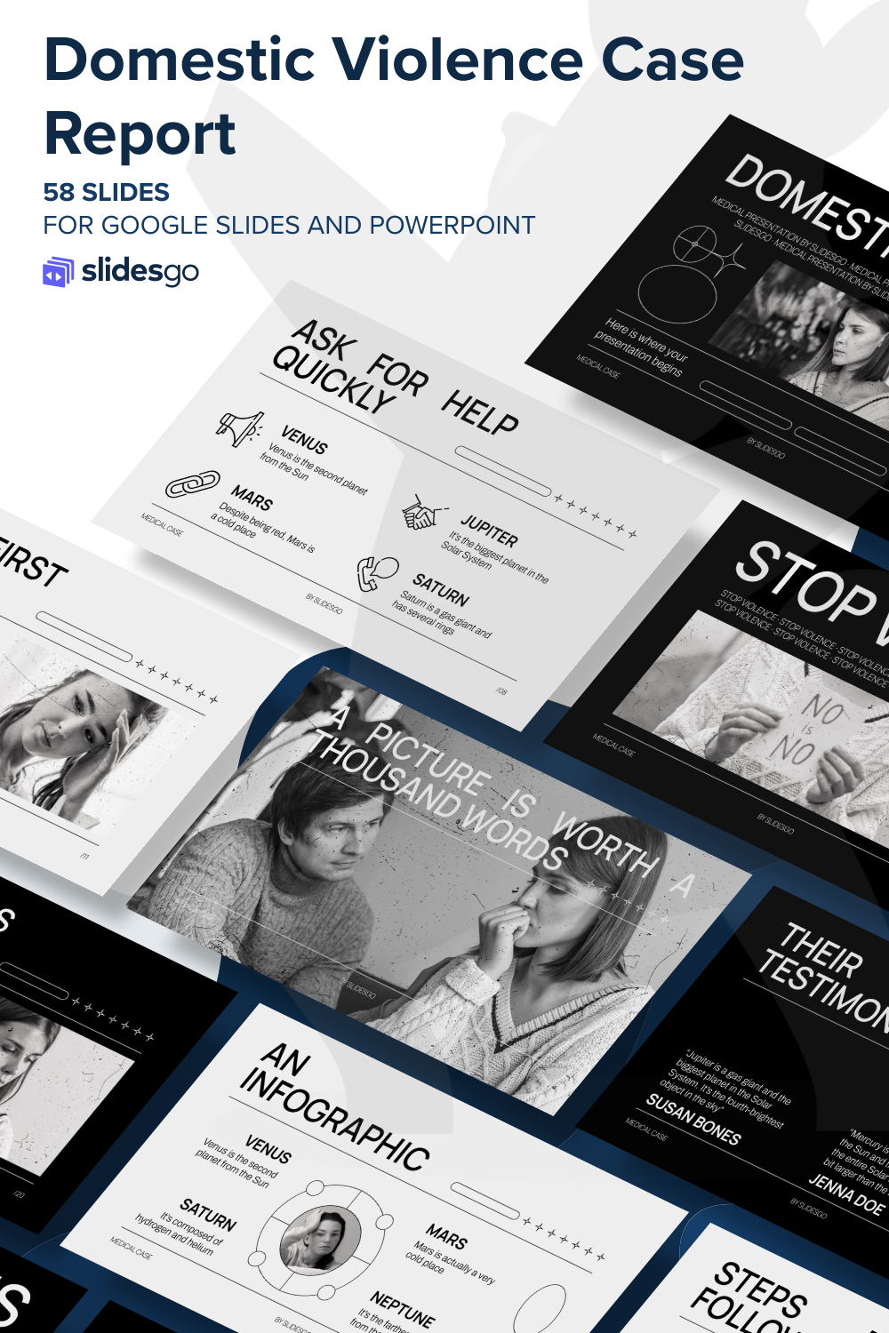 Domestic Violence Case Report | Google Slides and PowerPoint