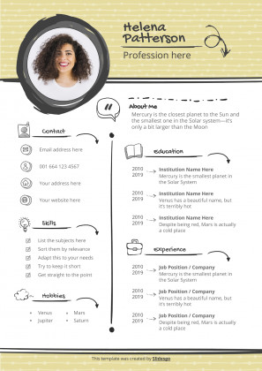 Kyle Doodle CV presentation template