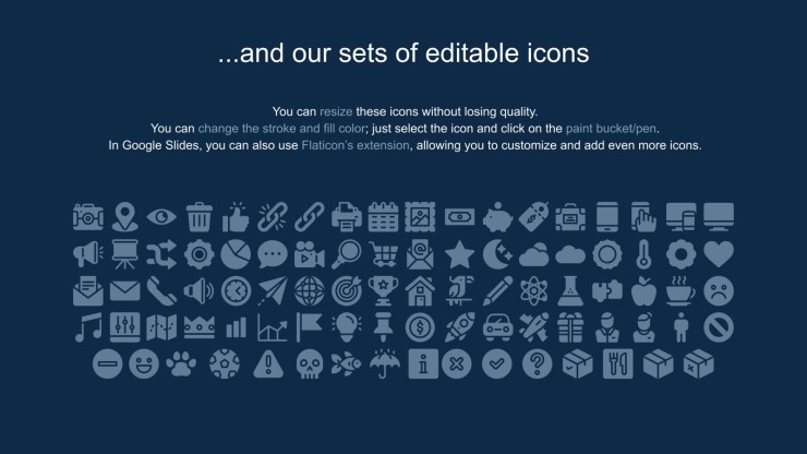 Cute Mushrooms Newsletter presentation template 