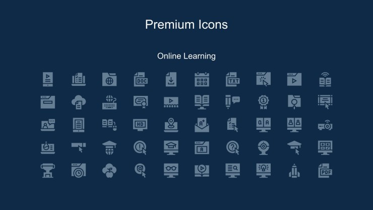 Cute Mushrooms Newsletter presentation template 