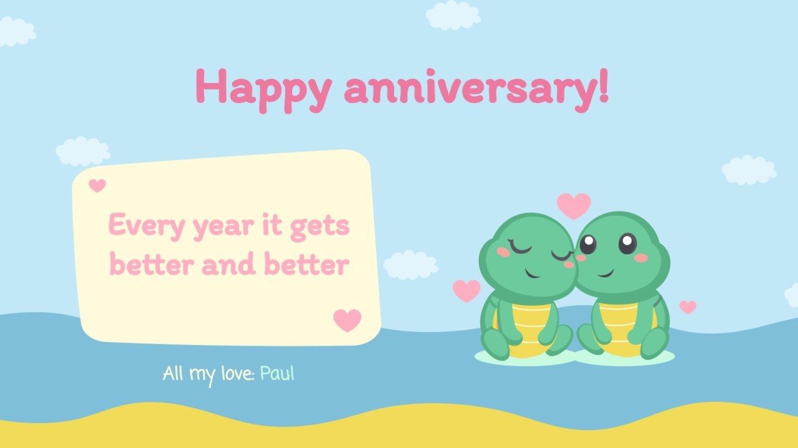 Cute Greeting Cards Google Slides theme & PPT template