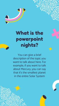 Funny Presentation Night presentation template 