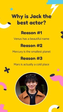 Funny Presentation Night presentation template 