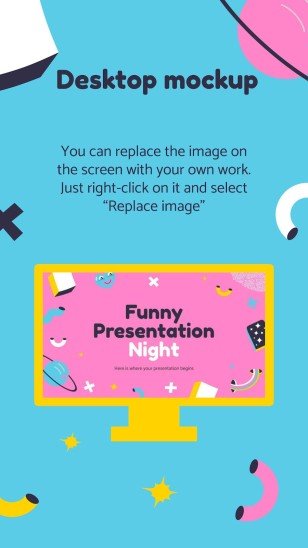 Funny Presentation Night presentation template 