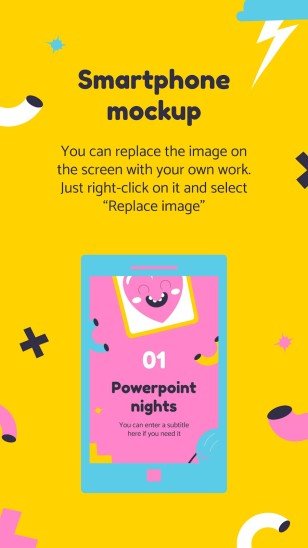 Funny Presentation Night presentation template 