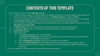 Agriculture & Natural Resources Conservation Major for College: Environmental Science presentation template 