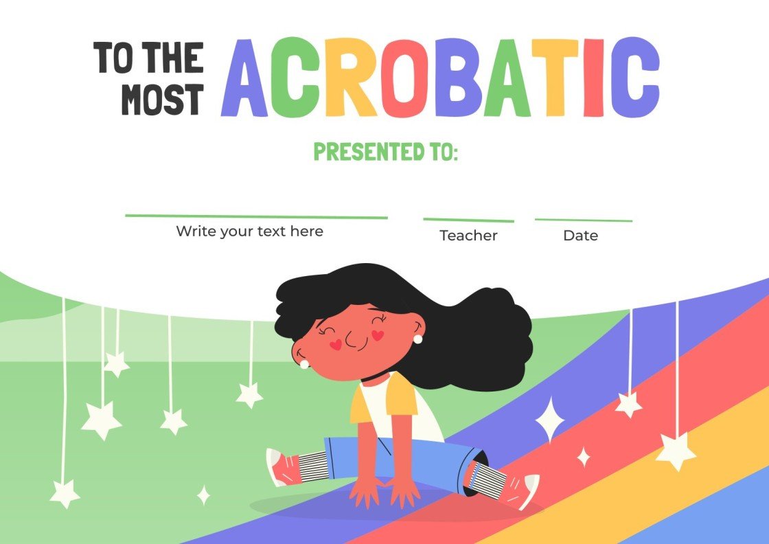 Printable Class Superlatives Awards for Pre-K | Google Slides