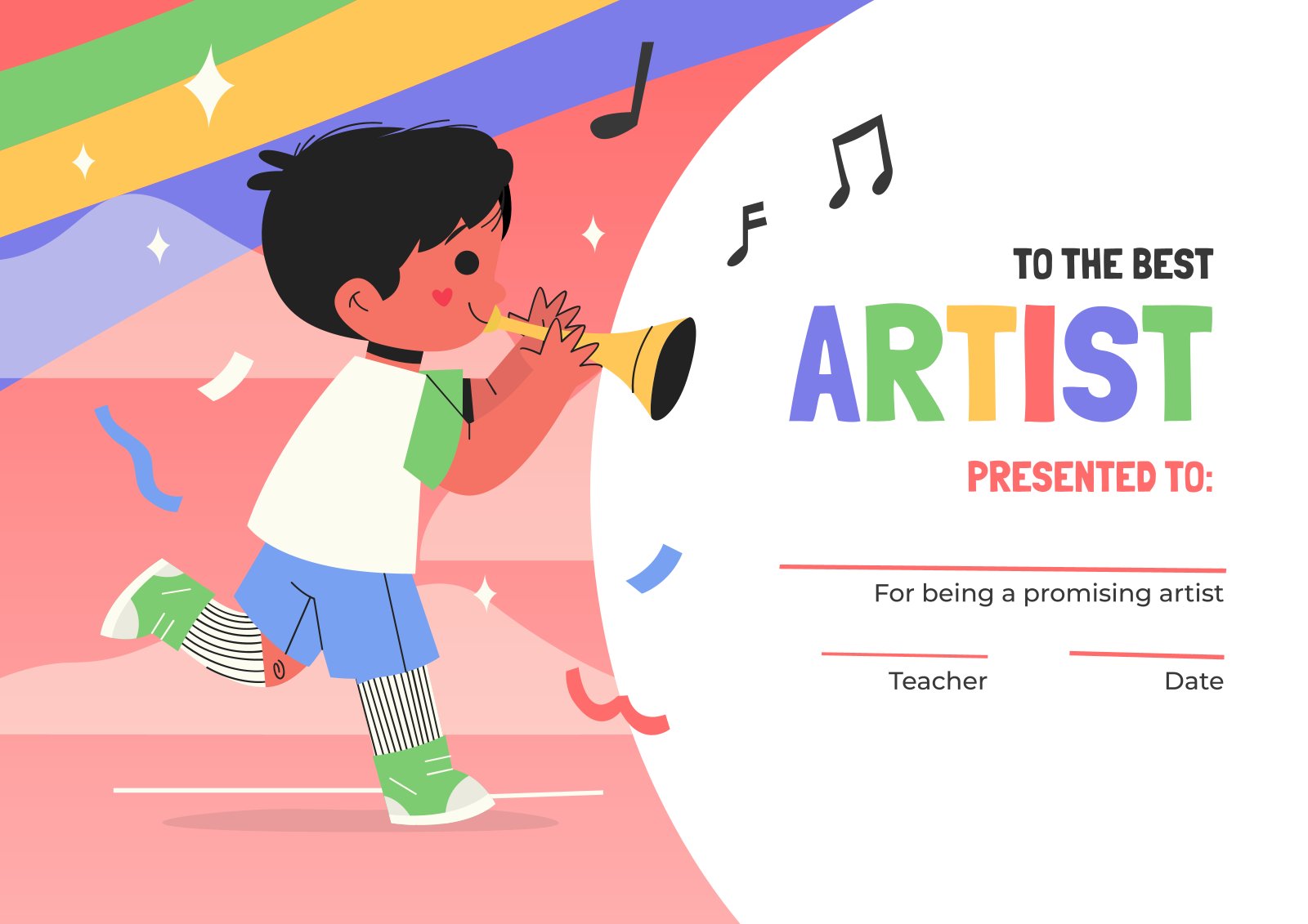 Printable Class Superlatives Awards for PreK Google Slides