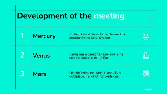 Animated Meeting Agenda Toolbox | PowerPoint