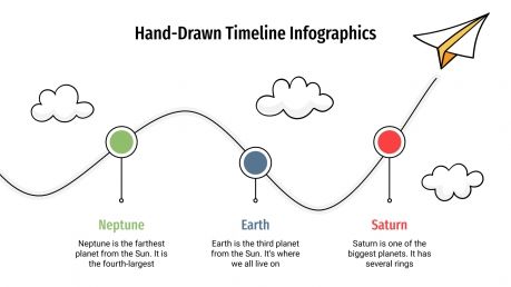 Hand-Drawn Timeline Infographics presentation template