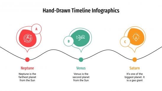 Hand-Drawn Timeline Infographics presentation template