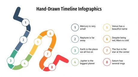 Hand-Drawn Timeline Infographics presentation template